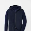 Artisan Crafted Cashmere Hooded Bomber