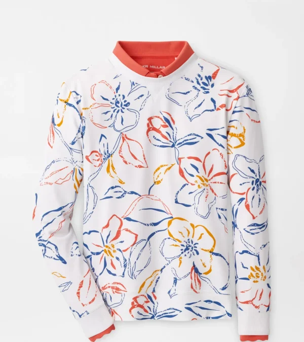 Birdie Multi Floral Sport Sweatshirt