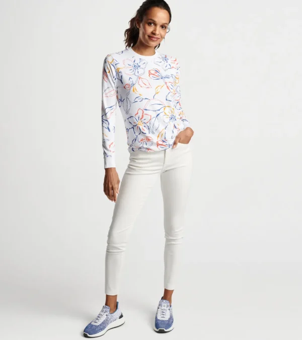 Birdie Multi Floral Sport Sweatshirt