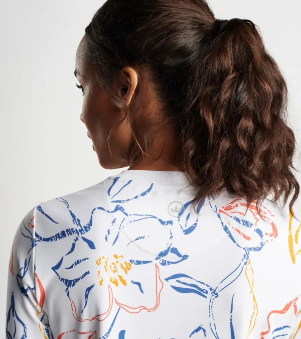 Birdie Multi Floral Sport Sweatshirt