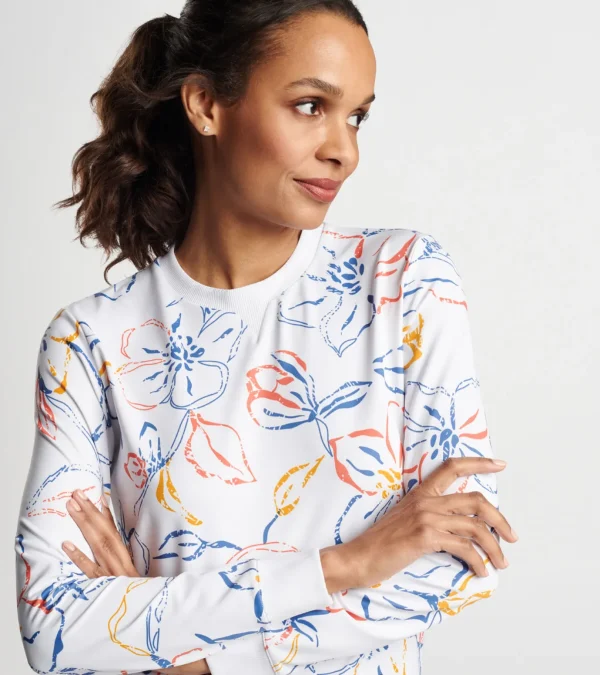 Birdie Multi Floral Sport Sweatshirt