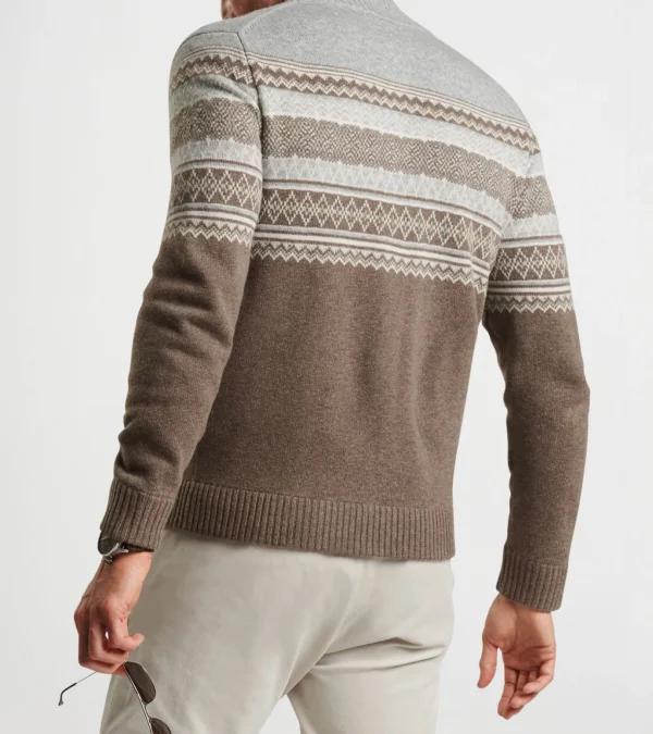 Brunhall Full-Button Fair Isle Cardigan