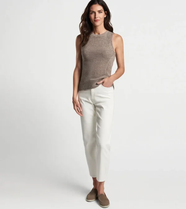 Campbell Ottoman Rib Sleeveless Sweater