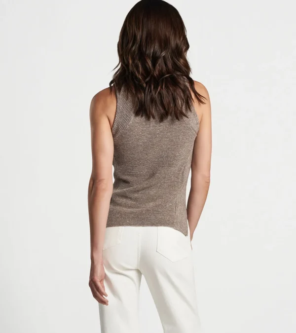 Campbell Ottoman Rib Sleeveless Sweater