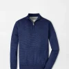 Canton Stripe Quarter-Zip Sweater