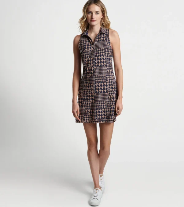 Carner Houndstooth Print Sport Dress