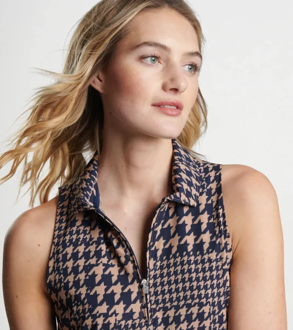 Carner Houndstooth Print Sport Dress