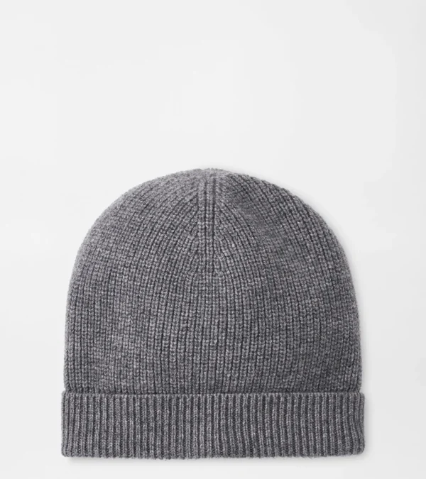 Cashmere Rib Beanie