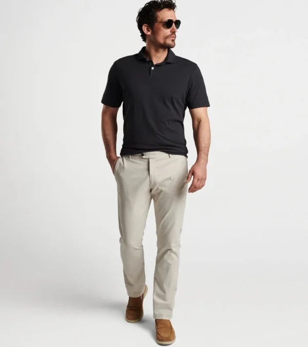 Concorde Garment-Dyed Flat-Front Trouser