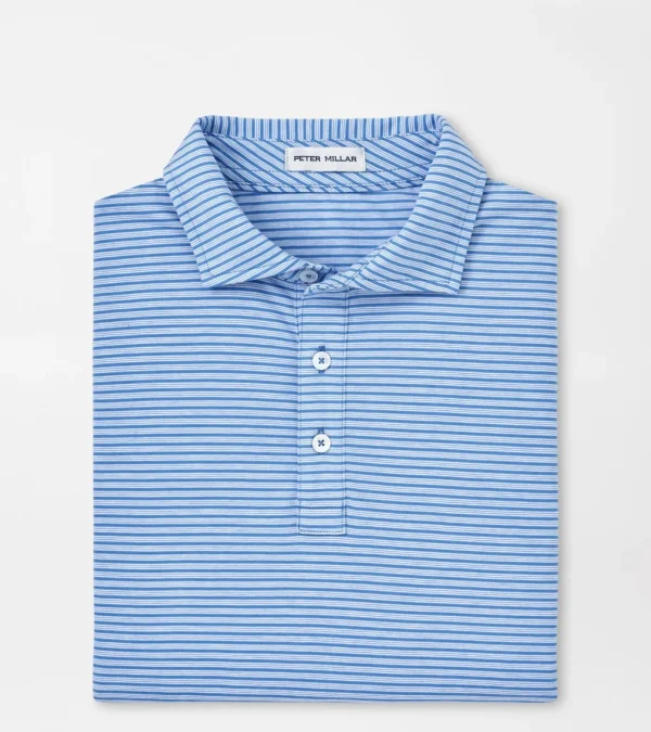 Crown Comfort Cotton Polo Trip Stripe