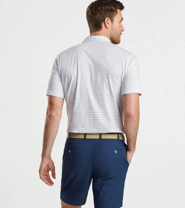 Crown Comfort Cotton Polo Harp Stripe