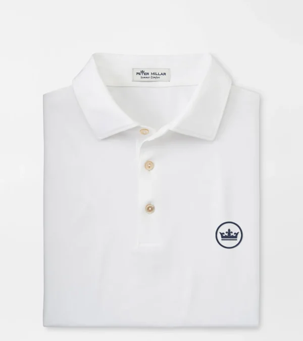 Crown Seal Solid Performance Jersey Polo