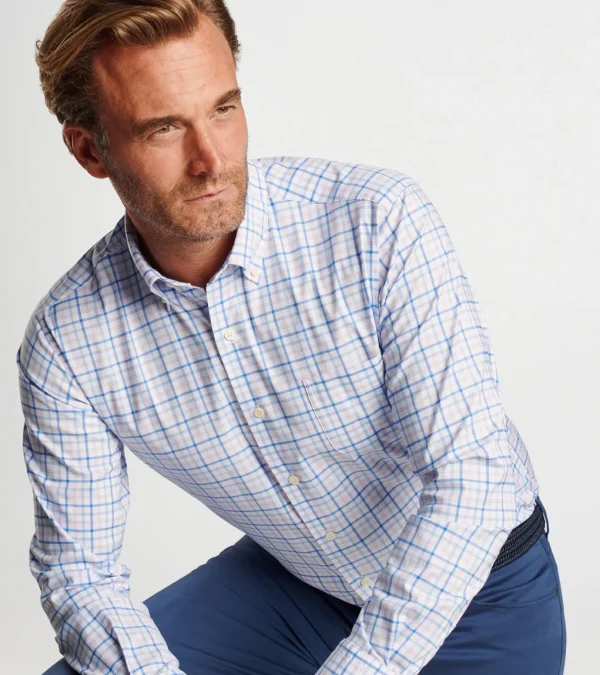 Cutler Cotton-Stretch Sport Shirt