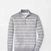 Eastham Striped Quarter-Zip Sweater