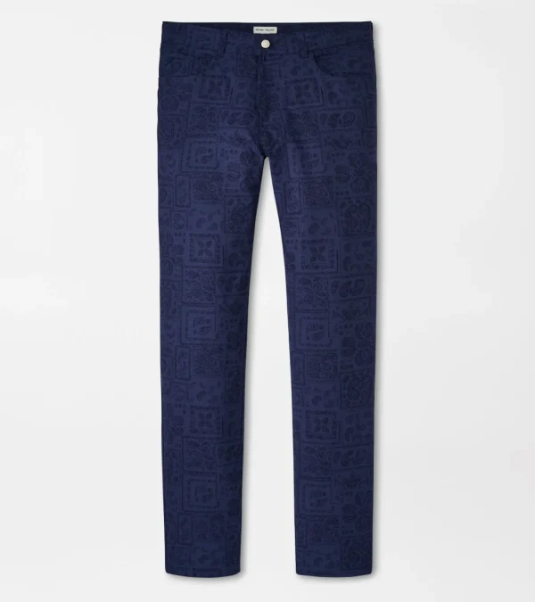 eb66 Delos Paisley Performance Five-Pocket Pant