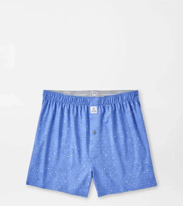 Geo Paisley Performance Boxer Short