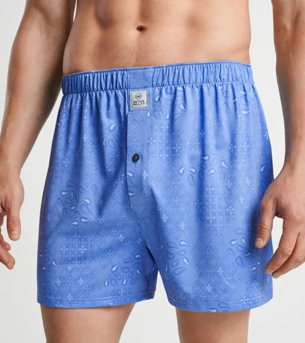 Geo Paisley Performance Boxer Short