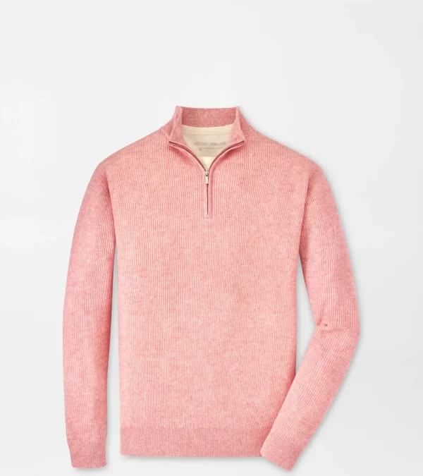 Harbour Cashmere Linen Quarter Zip