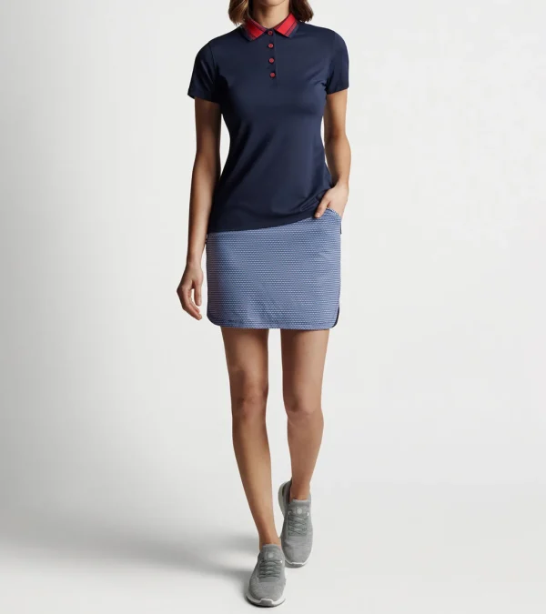 Hicks Stripe Collar Sport Polo