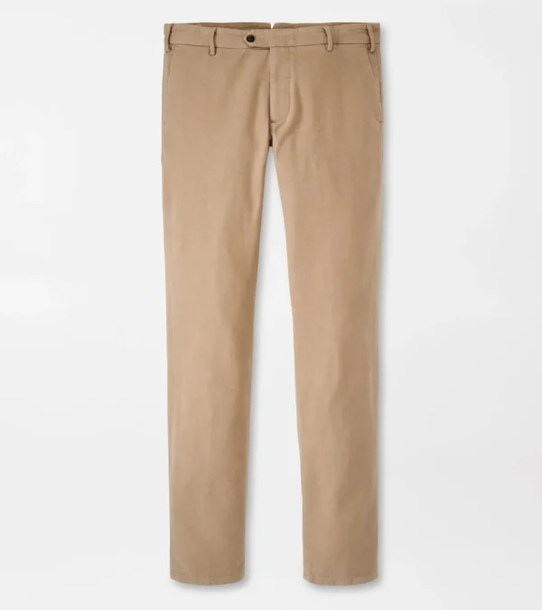 Manor Moleskin Flat-Front Trouser