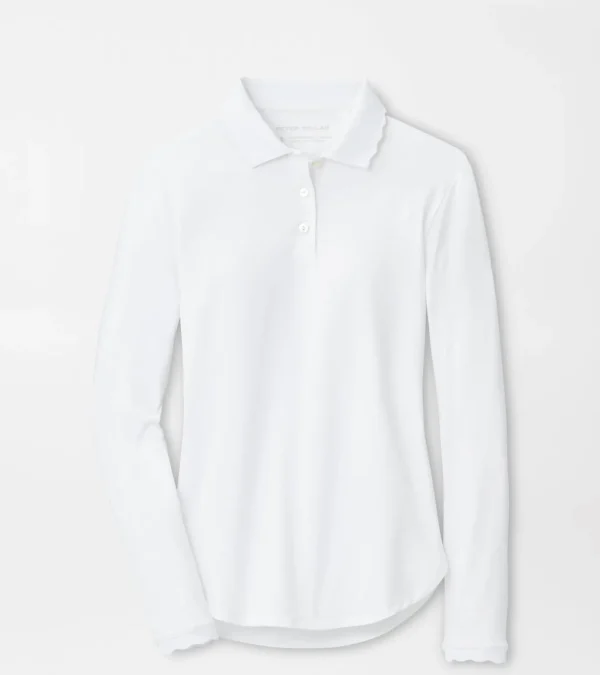 Opal Long-Sleeve Stretch Jersey Polo