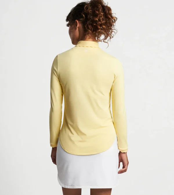 Opal Long-Sleeve Stretch Jersey Polo