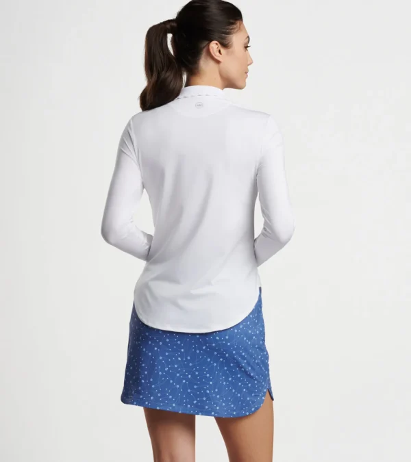 Opal Long-Sleeve Stretch Jersey Polo