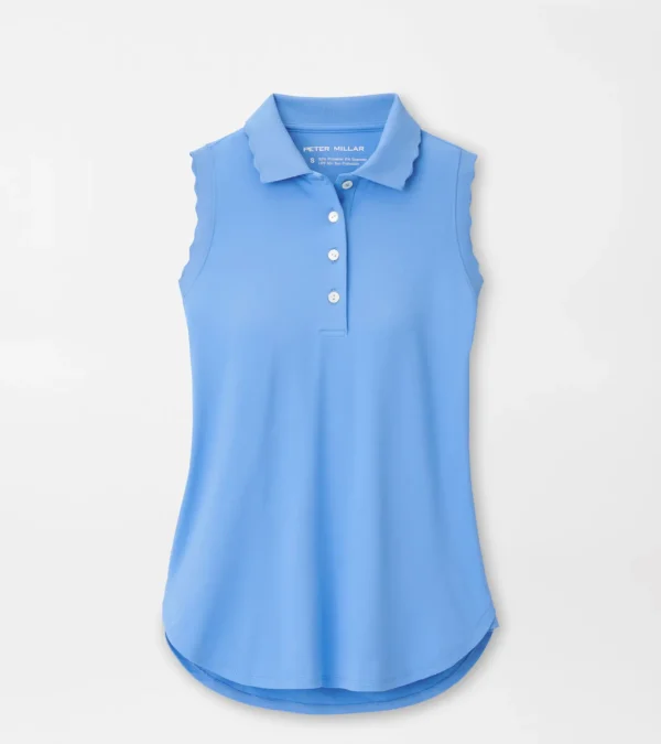 Opal Sleeveless Stretch Jersey Polo