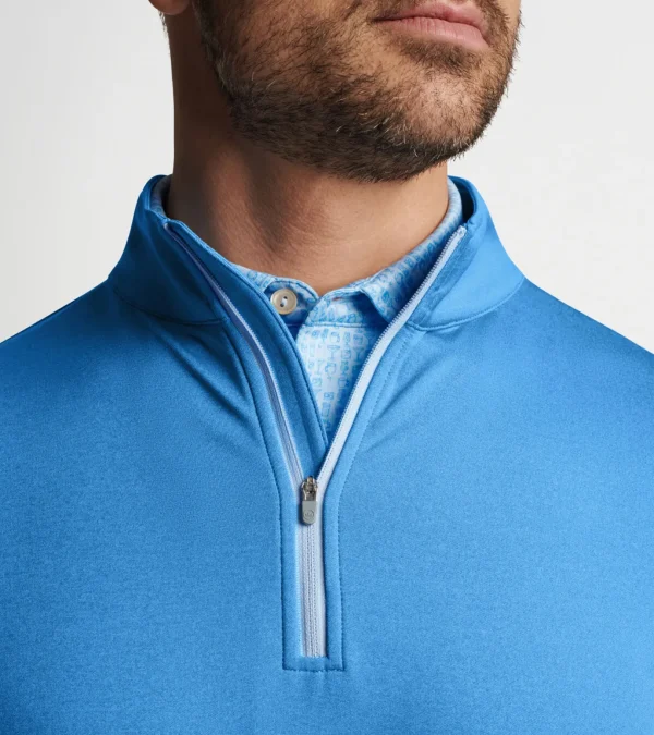 Perth Mélange Performance Quarter-Zip