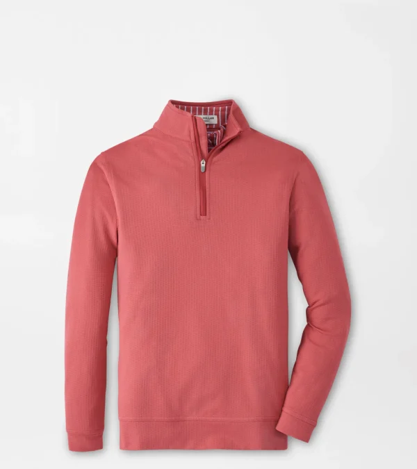 Perth Youth Oval Stitch Performance Quarter-Zip