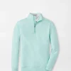 Perth Youth Sugar Stripe Performance Quarter-Zip