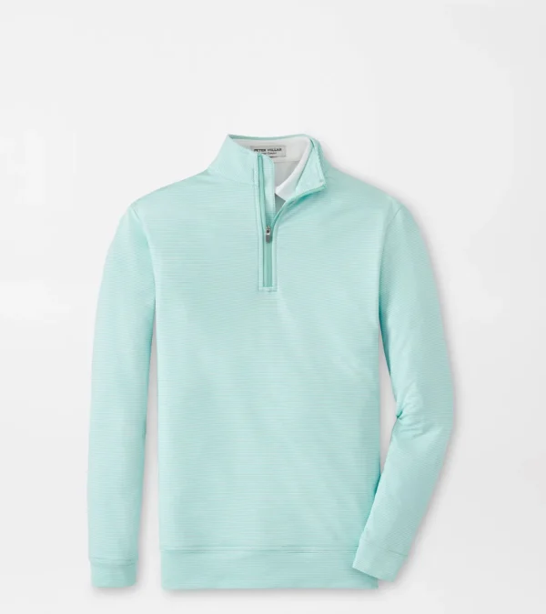 Perth Youth Sugar Stripe Performance Quarter-Zip