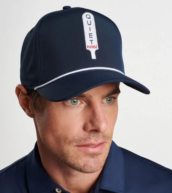 Peter Millar Quiet Please Performance Rope Hat