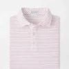 Pilot Mill Cedar Stripe Short-Sleeve Polo