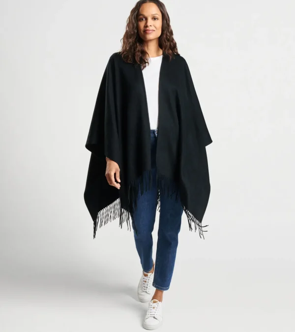 Pure Cashmere Woven Cape