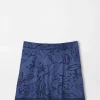 Sally Tonal Floral Trim Skort