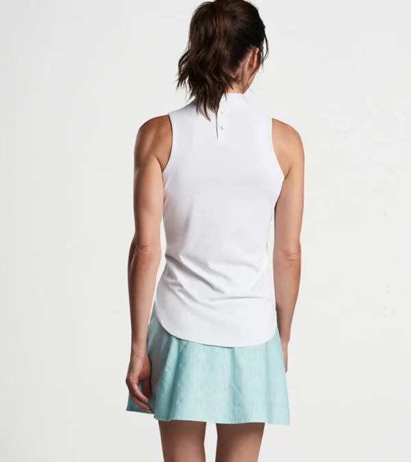 Scottie Sleeveless Mock Neck Shell