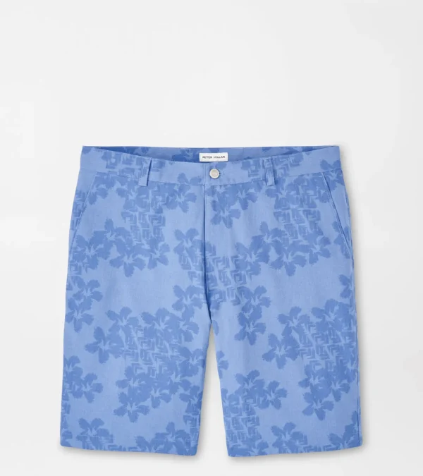 Shackleford Abstract Floral Performance Hybrid Short