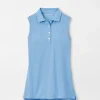 Sleeveless Banded Button Polo