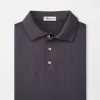 Solid Performance Jersey Polo Knit-Collar