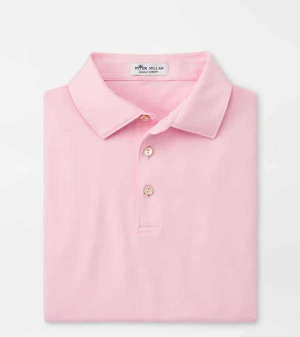 Solid Performance Jersey Polo (Sean Self Collar)