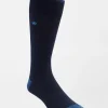 Solid Rib Crew Sock