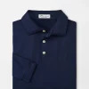 Solid Stretch Jersey Long Sleeve Polo