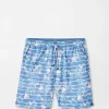 Surf's Up Striped Swim Trunk