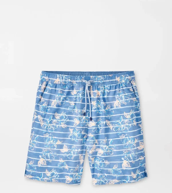 Surf's Up Striped Swim Trunk