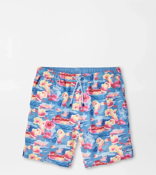 Tequila Sunrise Swim Trunk