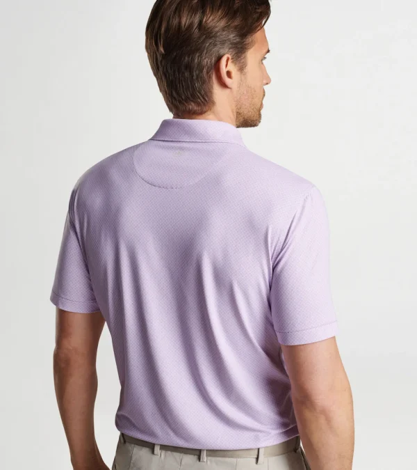 Van Alen Geo Performance Jersey Polo