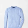 Voyager Cashmere-Silk Saddle Shoulder Crew