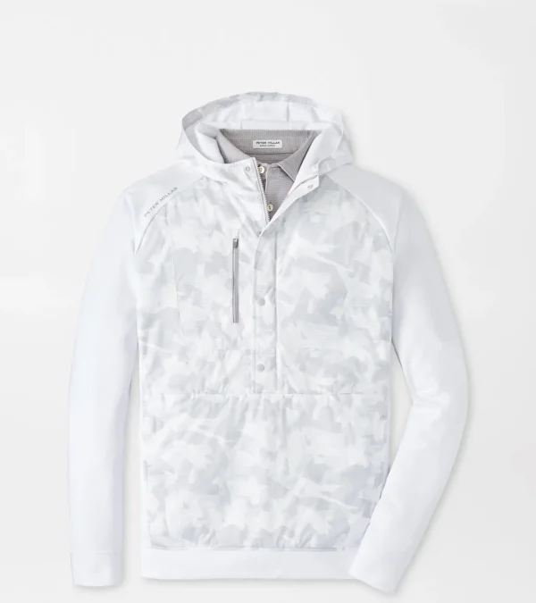 Weld Brushstroke Camo Half Snap Hoodie